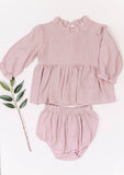 Norah Linen outfit in Pink